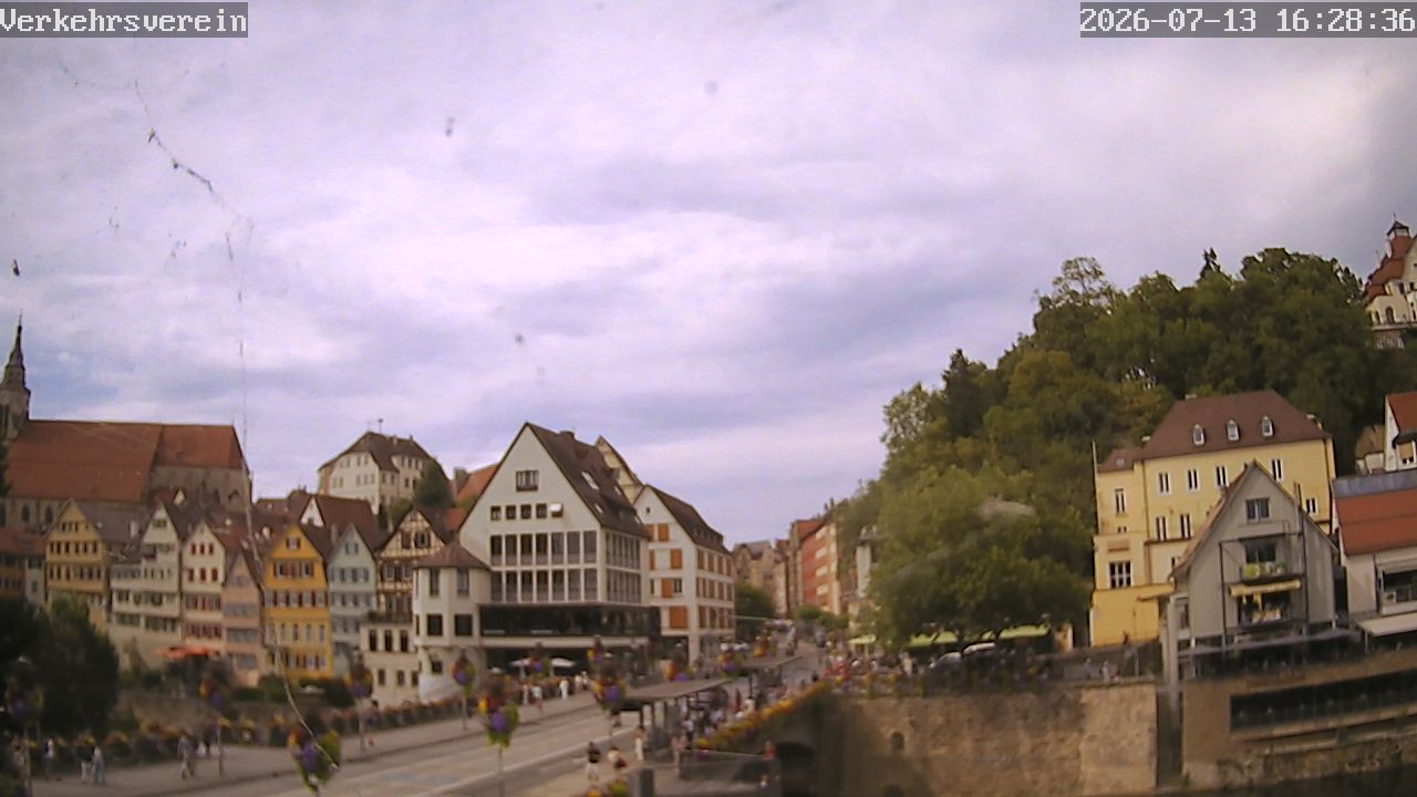Webcam Tübingen - Livebild der Neckarfront