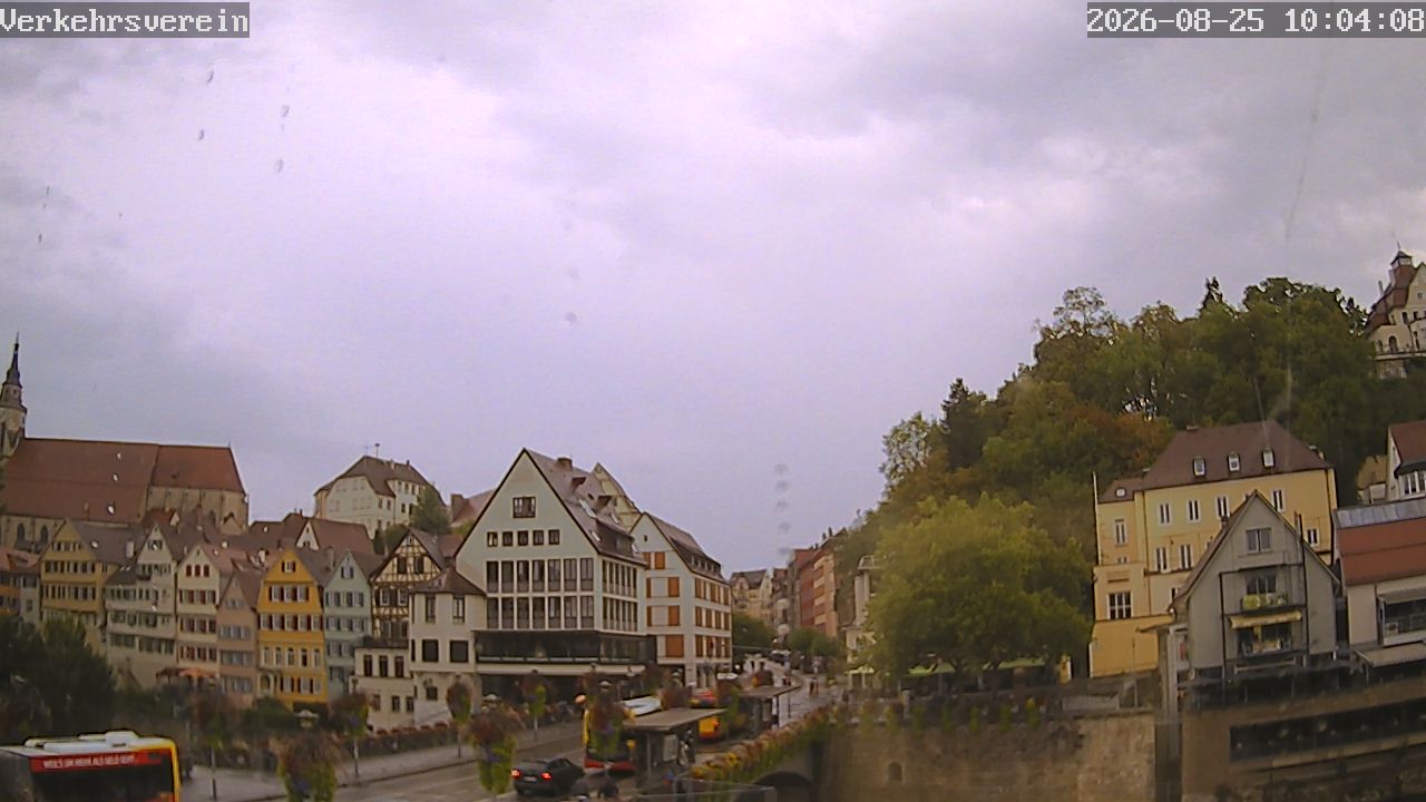 Webcam Tübingen - Livebild der Neckarfront