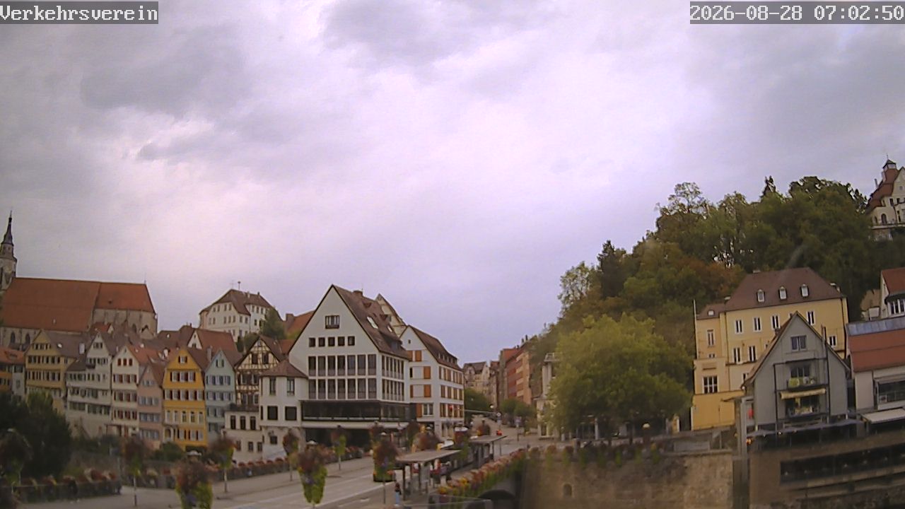 Webcam Tübingen - Livebild der Neckarfront