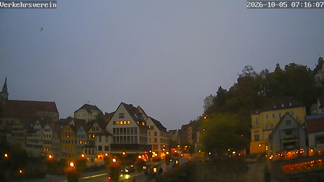 Webcam Tübingen - Livebild der Neckarfront