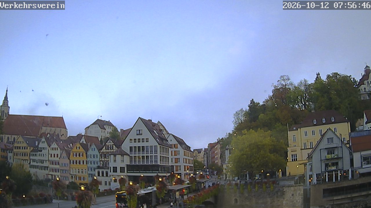 Webcam Tübingen - Livebild der Neckarfront