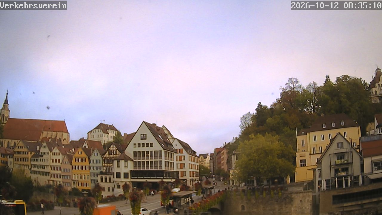 Webcam Tübingen - Livebild der Neckarfront